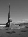 Kyzyl - park a obelisk Centrum Asie